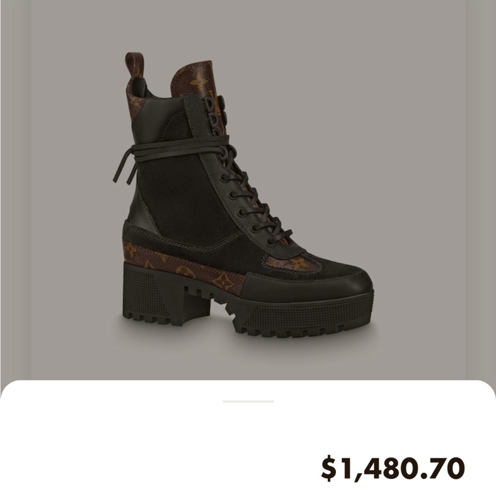 Louie Vuitton Laureate platform desert boot